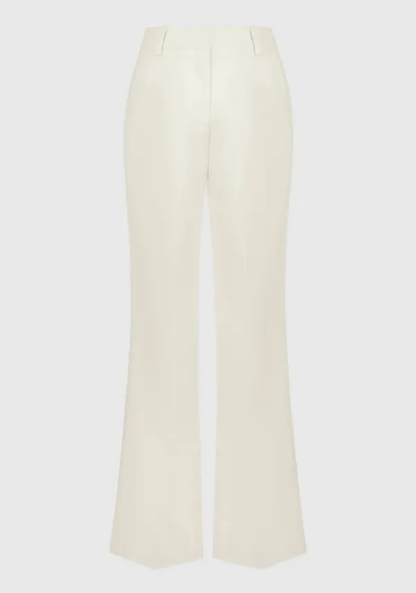 2nd) Rouis Flared Slacks Cream Ivory