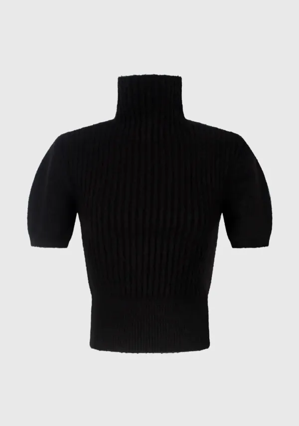 Puff Turtleneck Knit