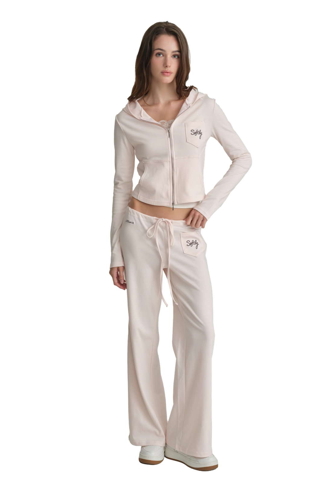 클리시어 Softly baby sweatpants, Baby Pink 상품 이미지 1