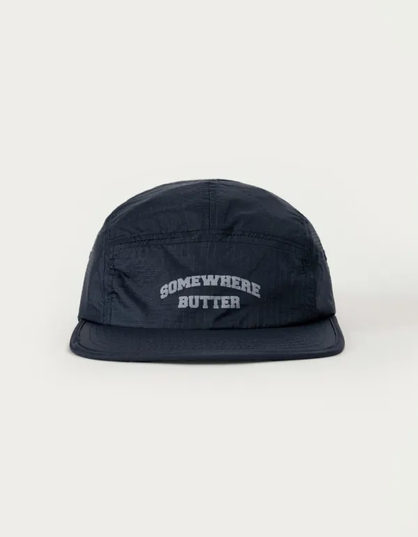 Square Logo Camp Cap - Navy