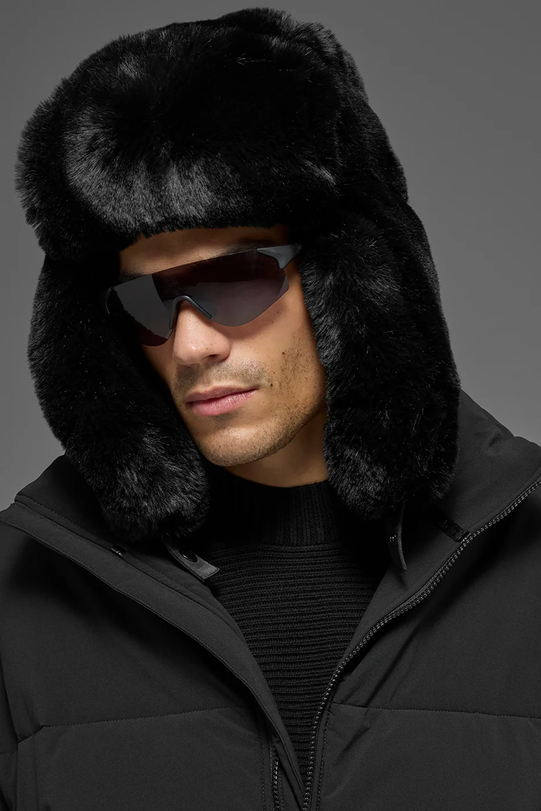 알로요가 Faux Fur Starstruck Hat - Black 상품 이미지 2