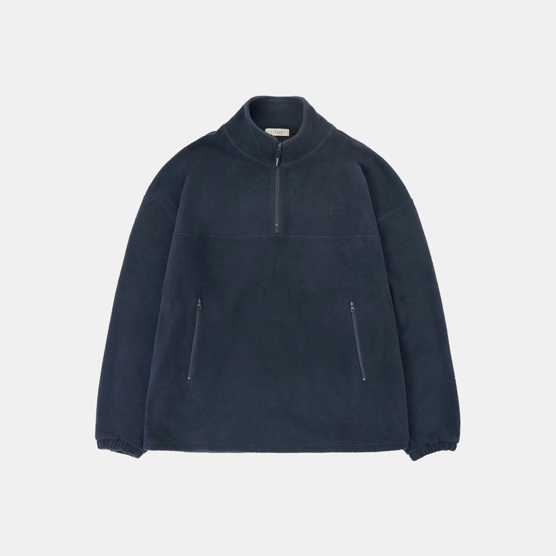 시야쥬 SITP5237 컴포트 플리스 풀오버 탑_Navy 상품 이미지 1
