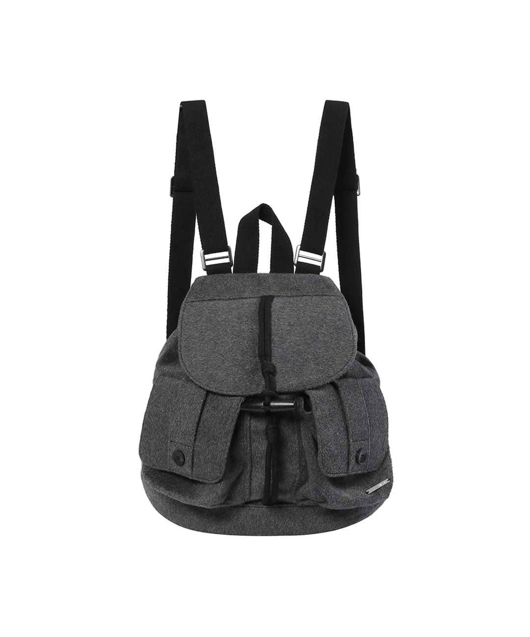 미세키서울 Toggle wool backpack  DARK GREY 상품 이미지 2