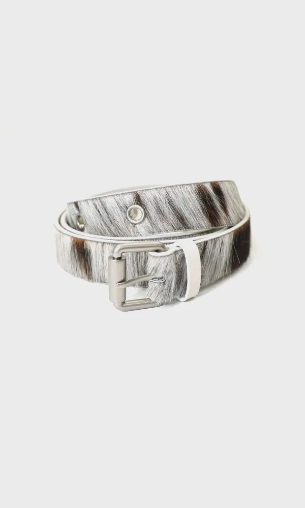 [자사몰 단독] Utility Leather Belt_Ivory