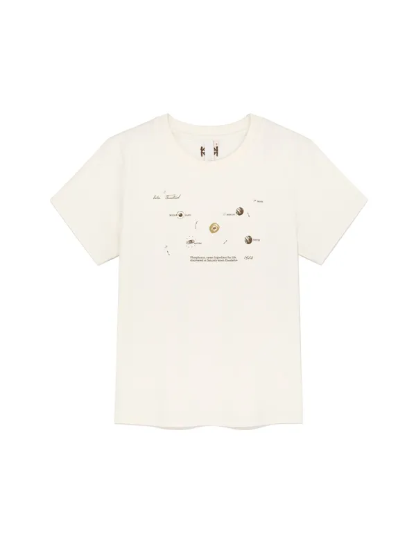 Planet T-Shirt Off-White