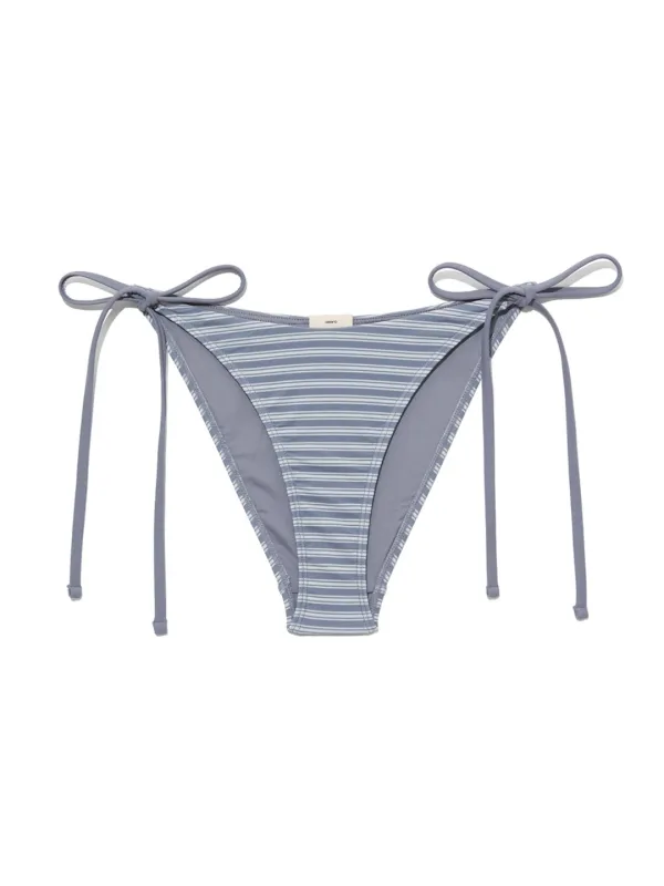 G ENCORE STRIPE BIKINI BOTTOM (DUSTBLUE STRIPE)