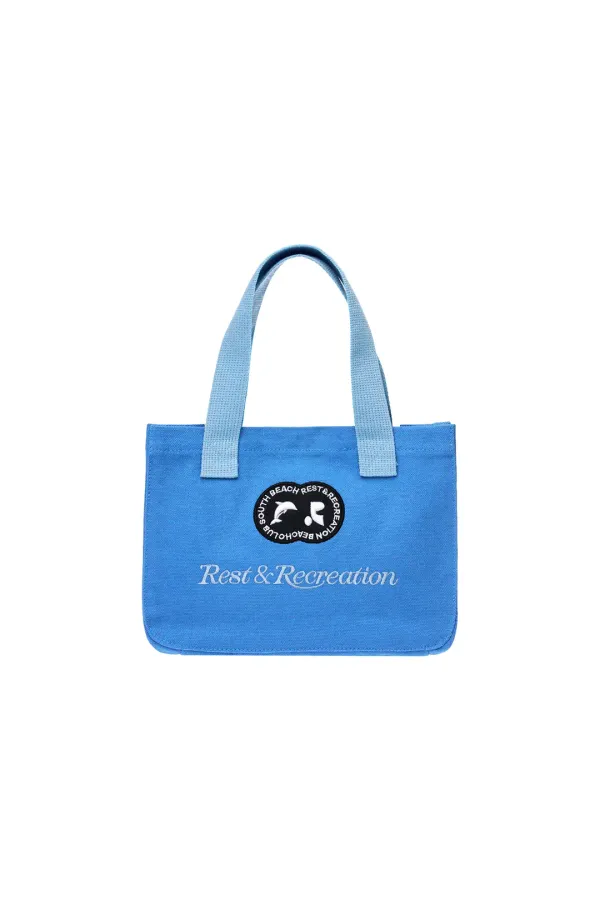 RR CANVAS TOTE BAG - BLUE