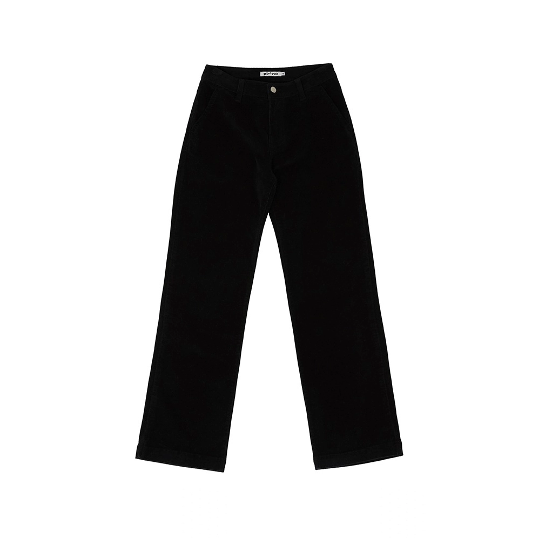 피브비 Corduroy Straight Pants (ebony black) 상품 이미지 1