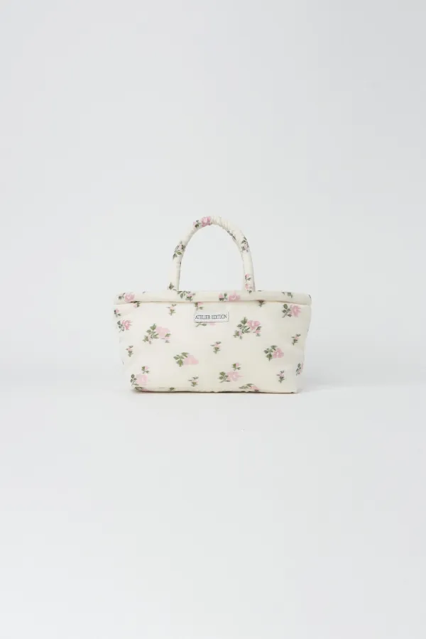 Floral Jacquard Bag (cream)