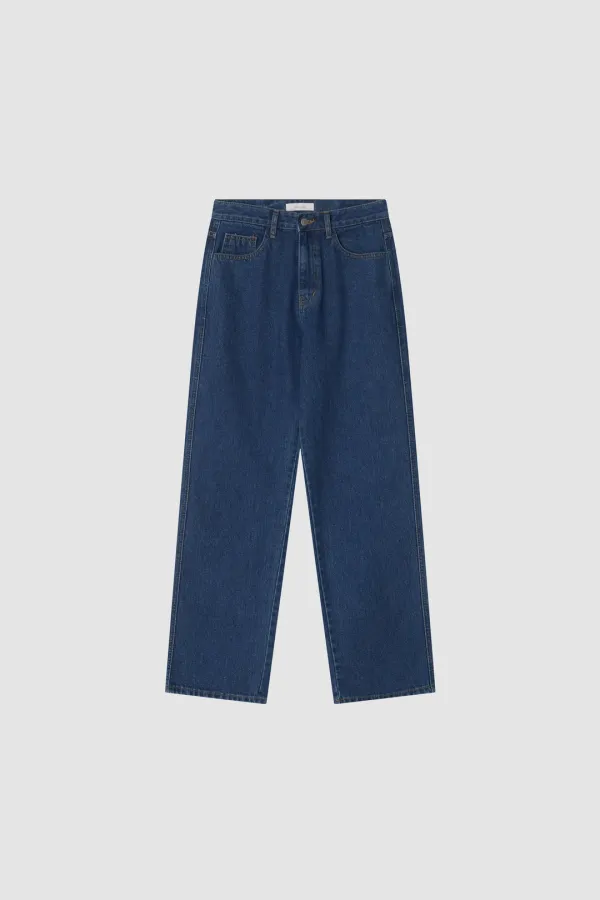 [2nd] Relaxed Fit Denim_Dark blue