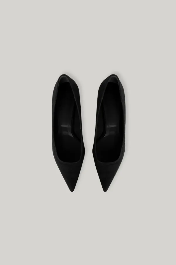 Morris Suede Stiletto Kitten Heel