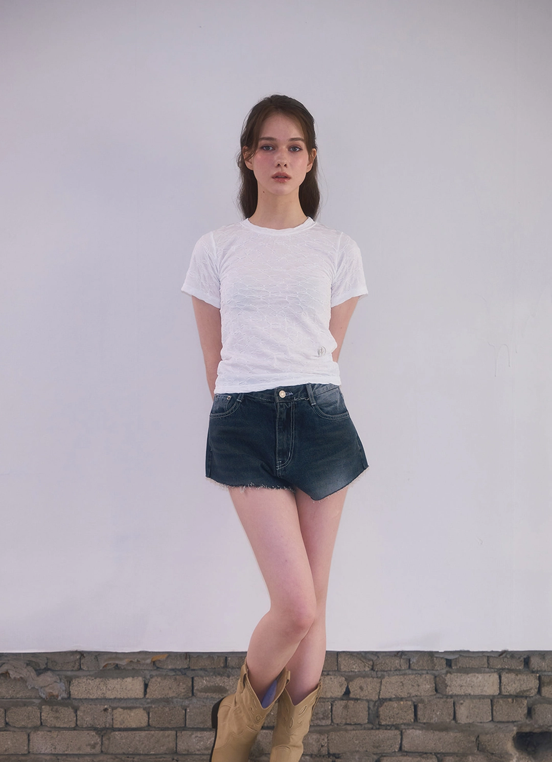 로제프란츠 Wrinkle Slimfit T-shirt [White] 상품 이미지 2