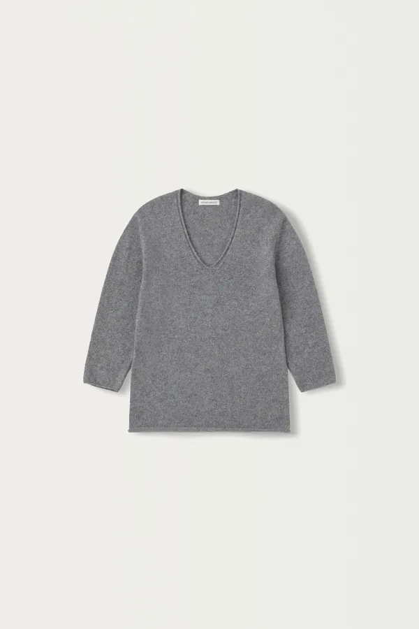3RD / Kate v-neck pullover (Gray)