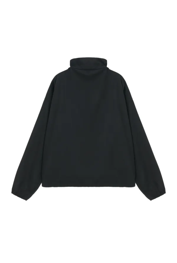 WOOLEN DRIFT BLOUSE (BLACK)