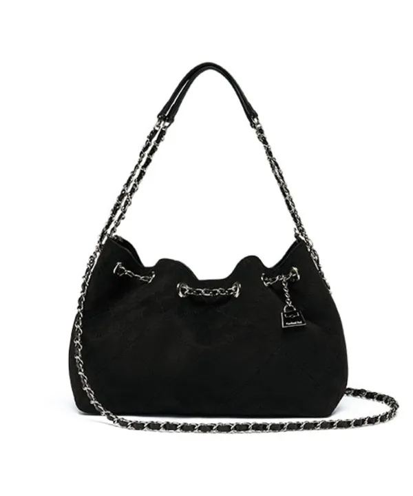 Dimmie bag Suede black [12시 이전 결제 시 바로배송]