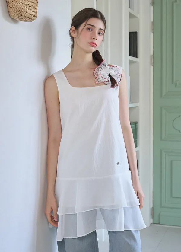  [44-120]  Nova Layered Mini Dress  노바 레이어드 미니 드레스 (여름-바캉스룩-휴가룩-데일리룩-데이트룩-캐주얼룩-마실룩-레이어드-미니원피스-쉬폰원피스-자체제작) 