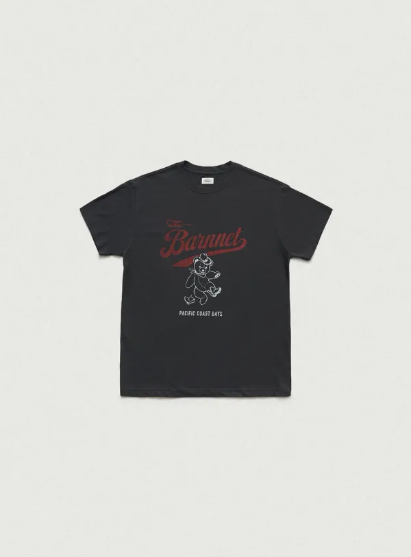 Barnnet Swing Bear T-Shirt_Charcoal