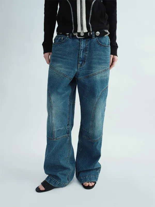 Incision Line Jeans [Mid Blue]