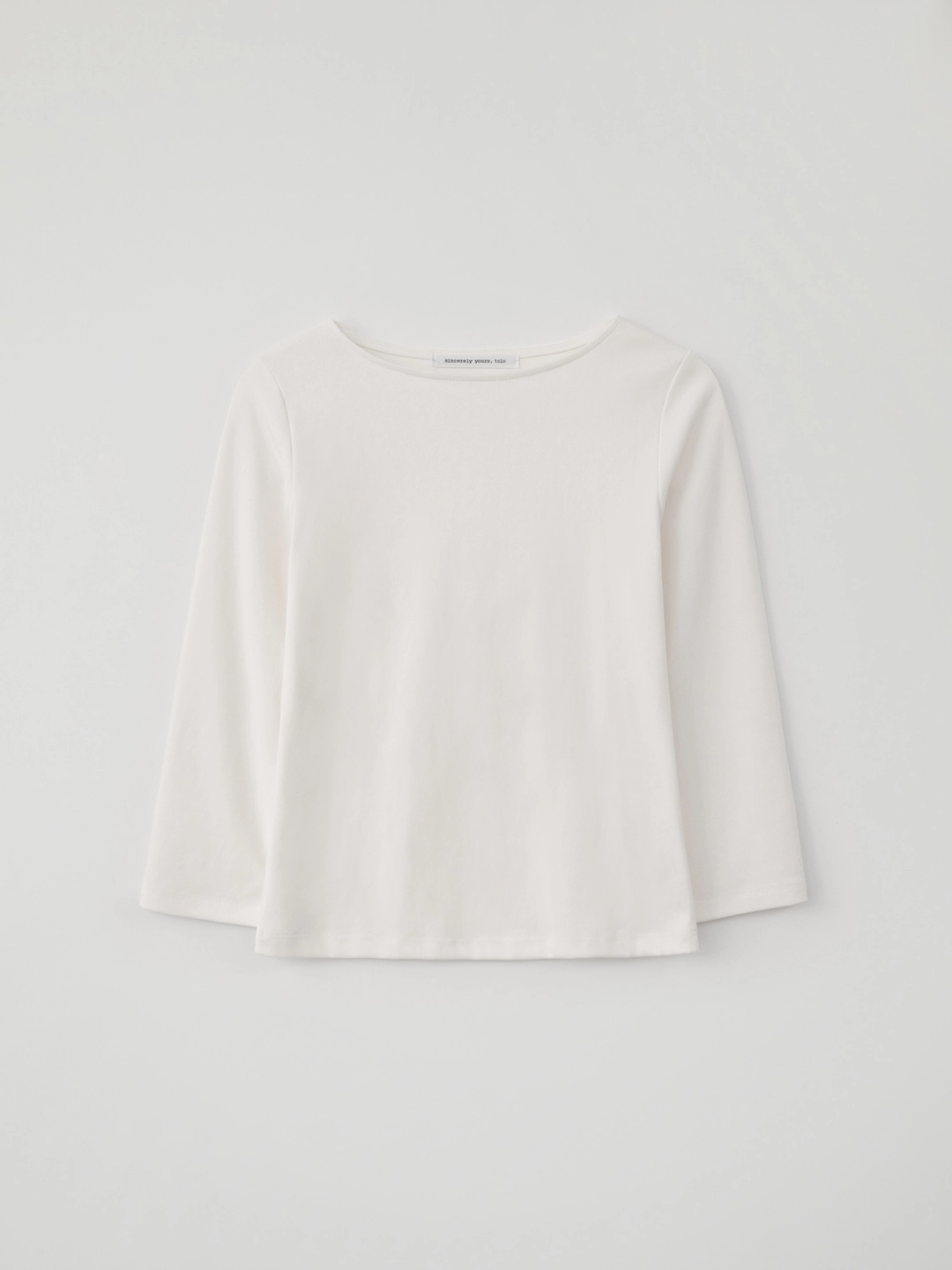 톨로 [1차 재입고] Boatneck Slim Tee(White) 상품 이미지 1