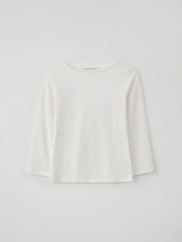 [1차 재입고] Boatneck Slim Tee(White)