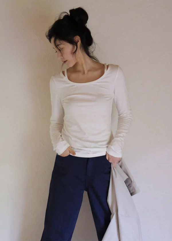 Soft strap long sleeve (white)