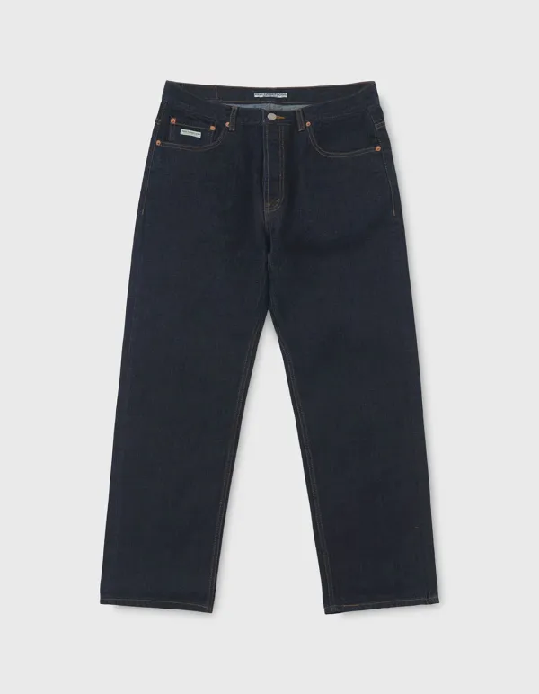 CREST ONE WASHED DENIM PANTS / Indigo