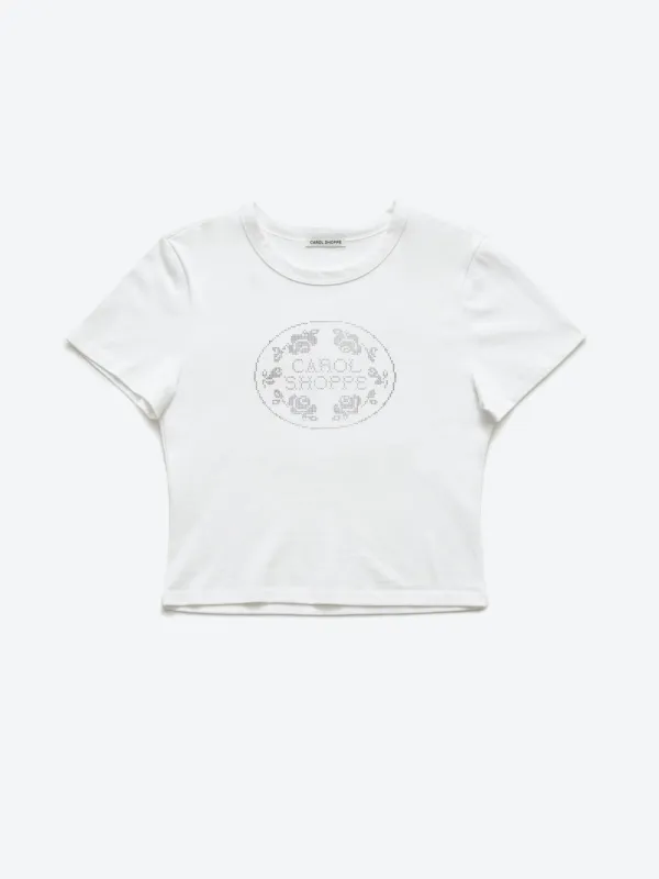 CAROL CROCHET GRAPHIC T-SHIRT