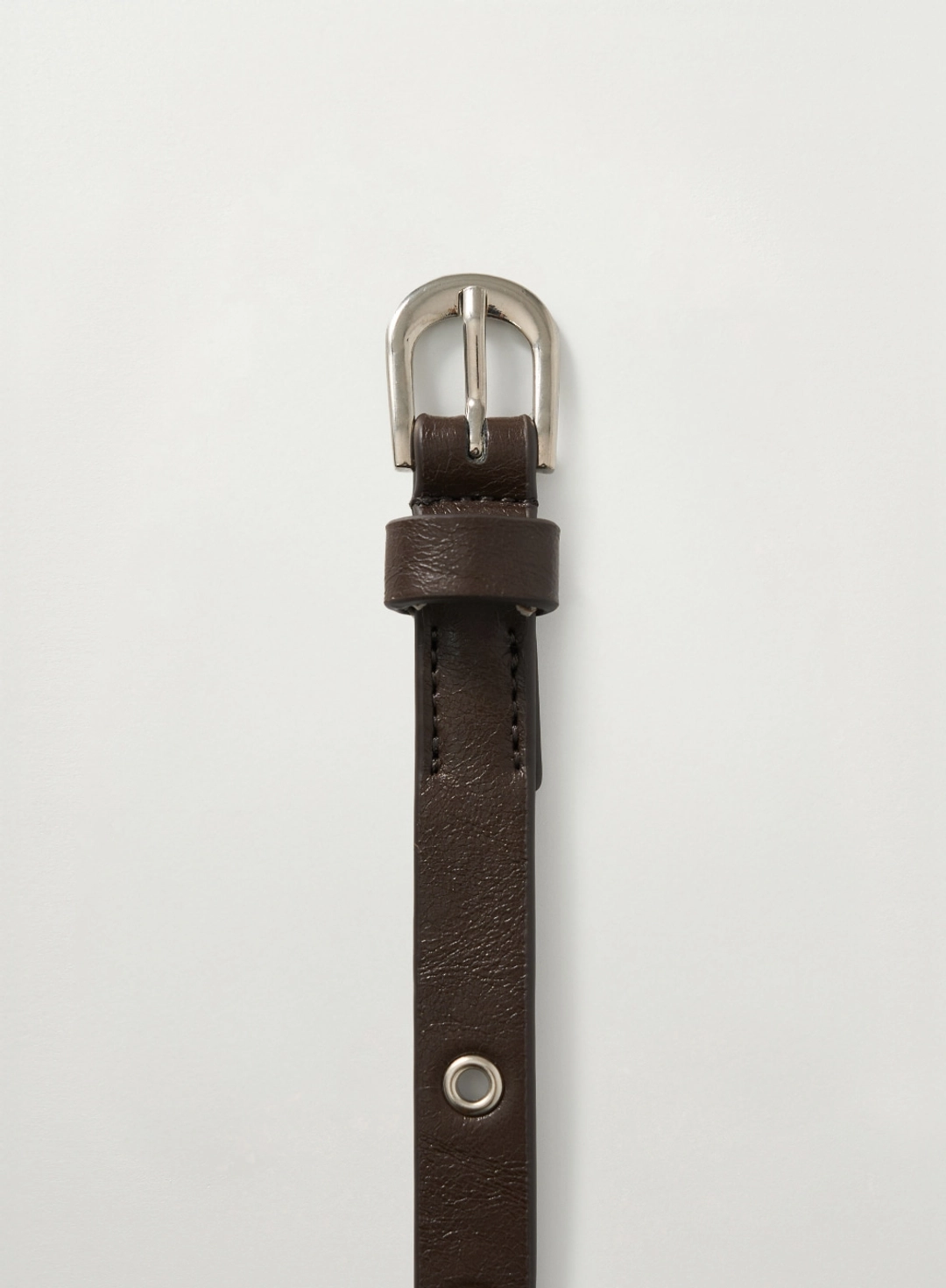 세터 [신예은 Pick] Eyelet Buckle Belt - Brown 상품 이미지 2