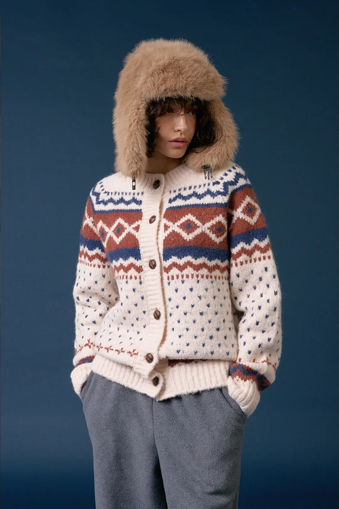 위드아웃썸머 Eunoia vintage cardigan_ivory 상품 이미지 2