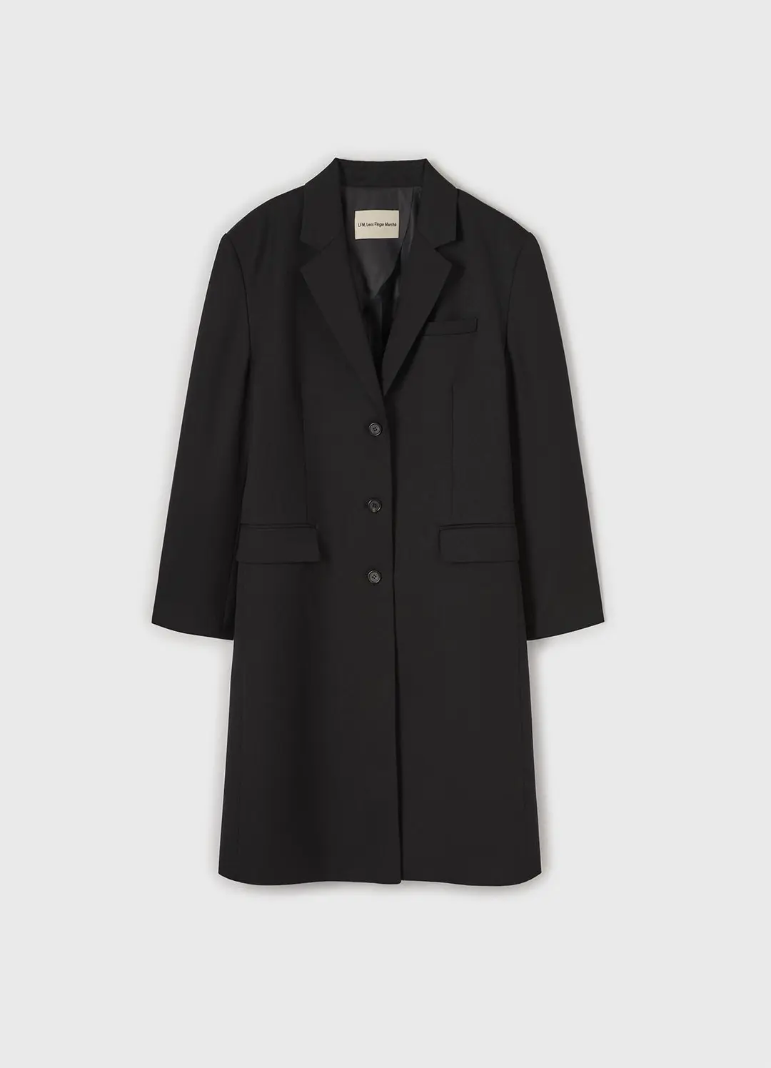 Exclusive Tailored Single Coat Black