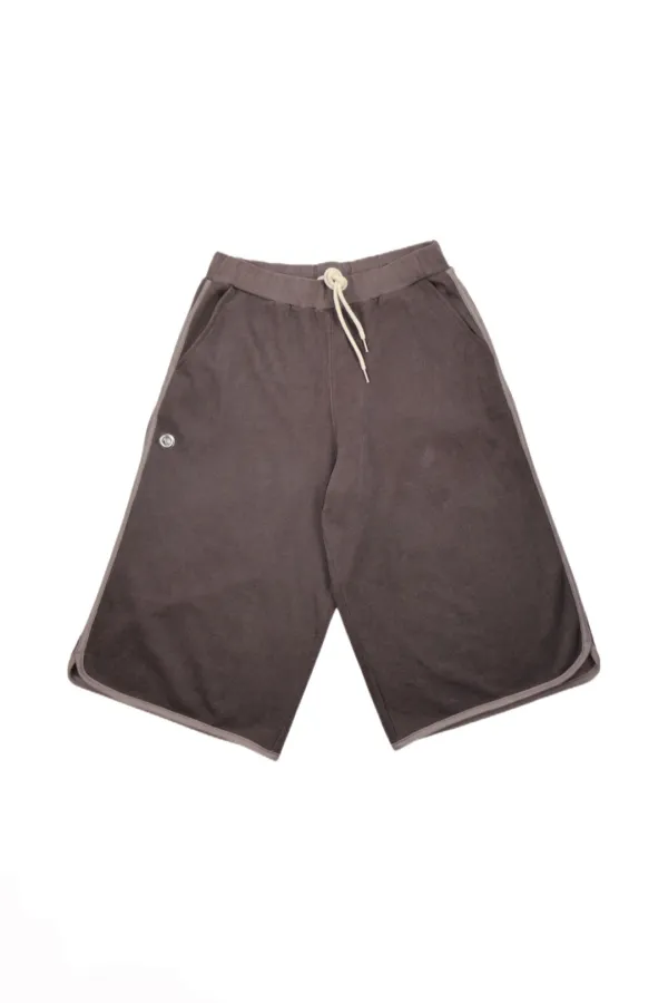 WIDE SWEATPANTS - BROWN