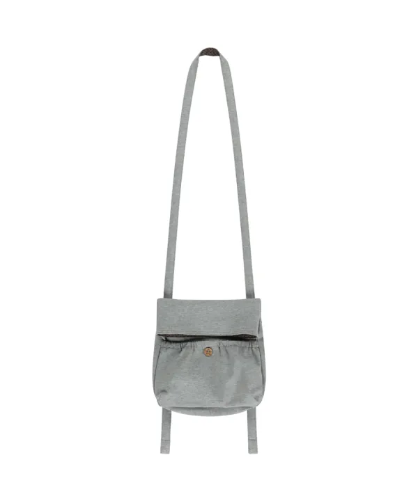 FOLDING SWEAT CROSS BAG MELANGE GREY