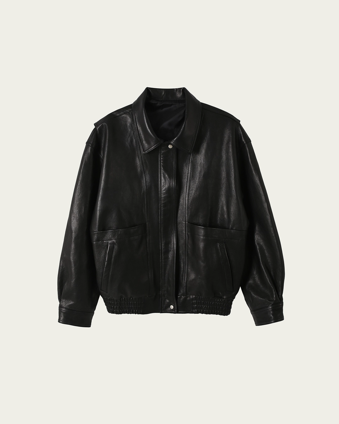 Carmen Leather Jacket - Black