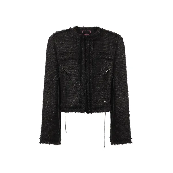 Glitz Tweed Jacket [Black]