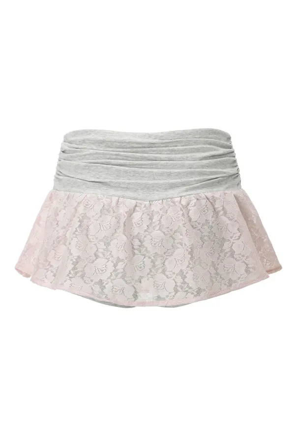 Blossom shirring skirt