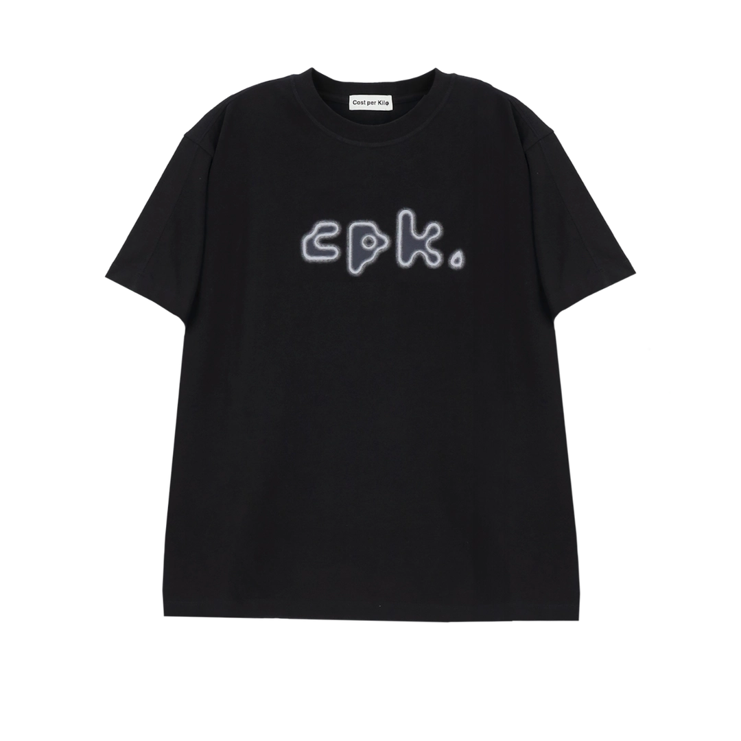 코스트퍼킬로 Techno Logo S/S Tee BLACK 상품 이미지 1