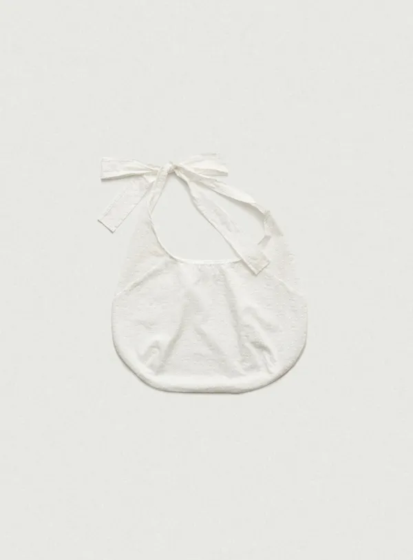 Flower Eyelet Bow Bag