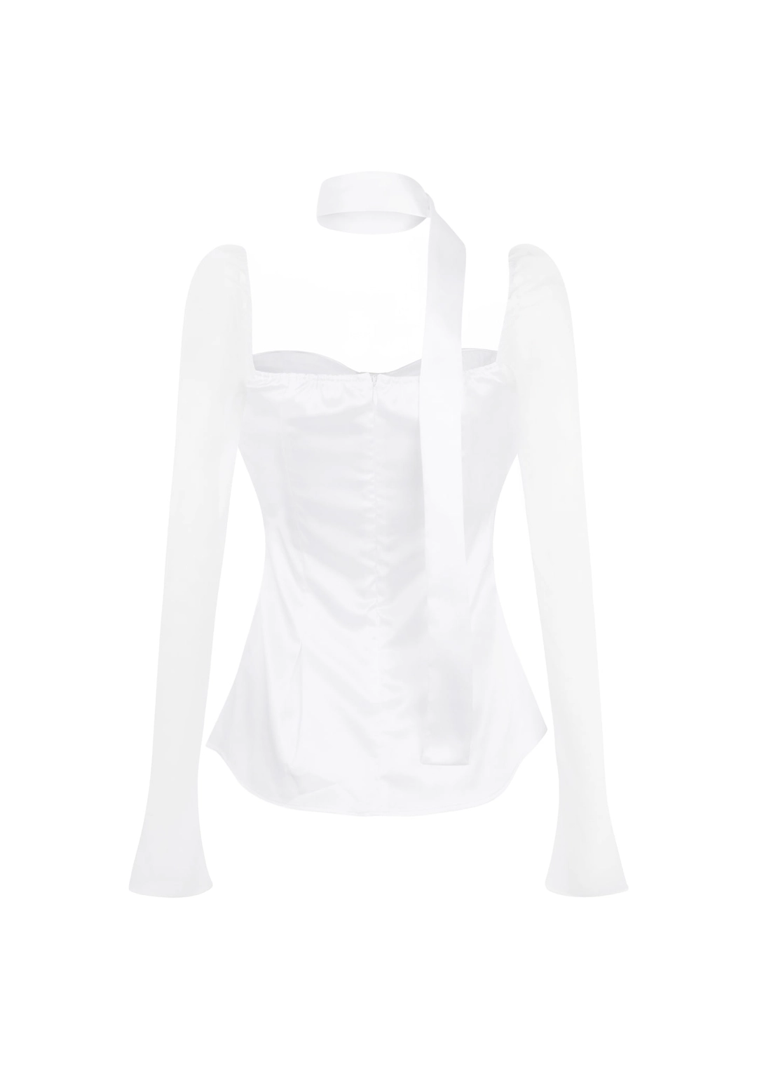 힐다 [pre-order] Silky Swan Blouse II [White] *11/2 발송예정 상품 이미지 2