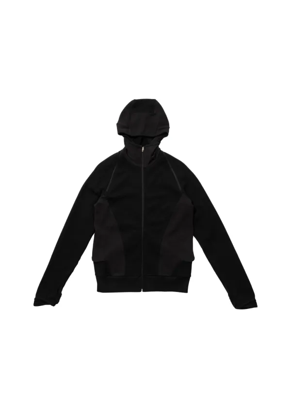 Slashed Zip Hoodie