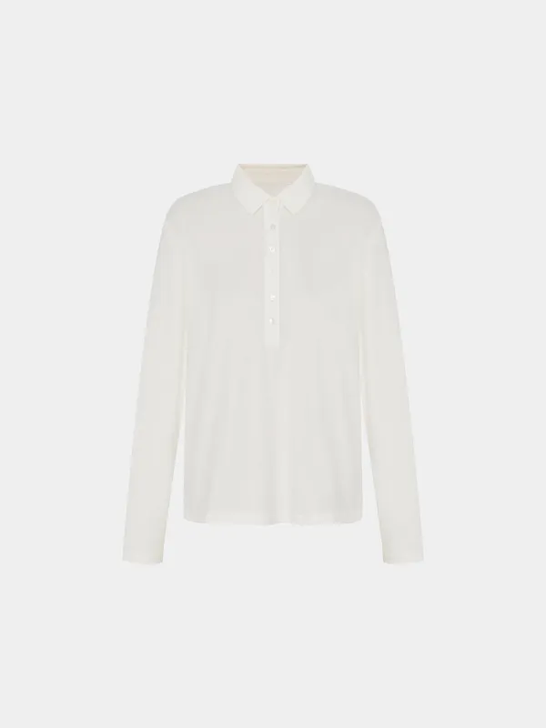 Tola cotton linen collar T