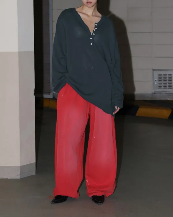 sky vintage banding pants