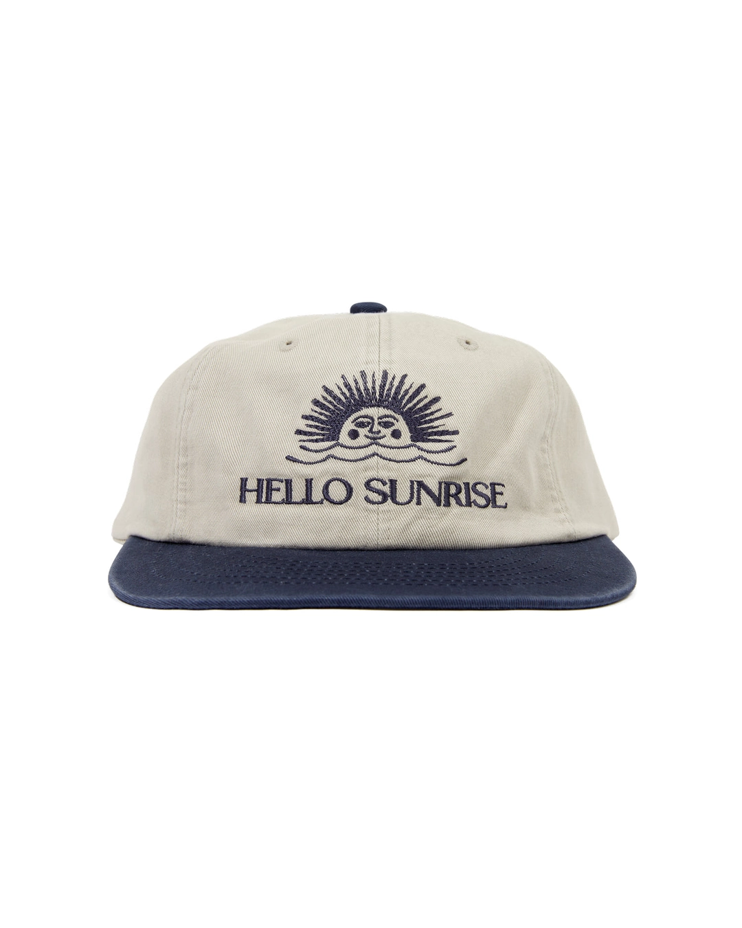 헬로선라이즈 Two Tone Washed OG Logo 6panel Cap_Light Gray & Navy 상품 이미지 2
