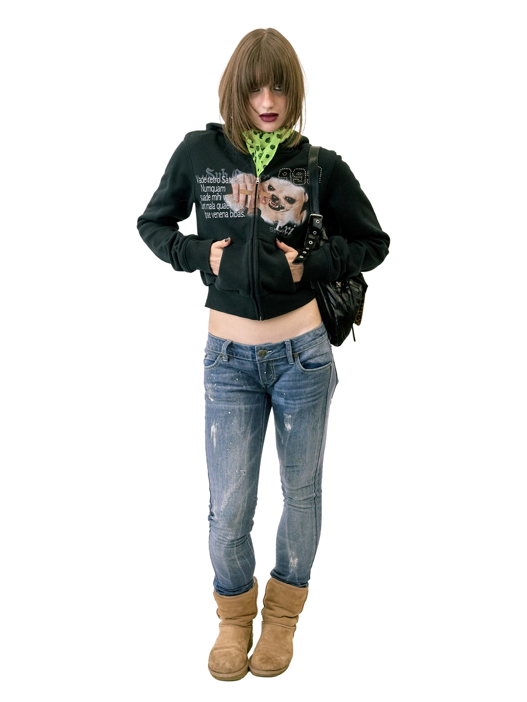 스컬프터 Cast Out Hooded Zip-Up Black 상품 이미지 1
