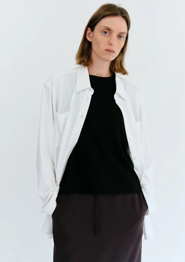 Classic Lounge Shirt in White