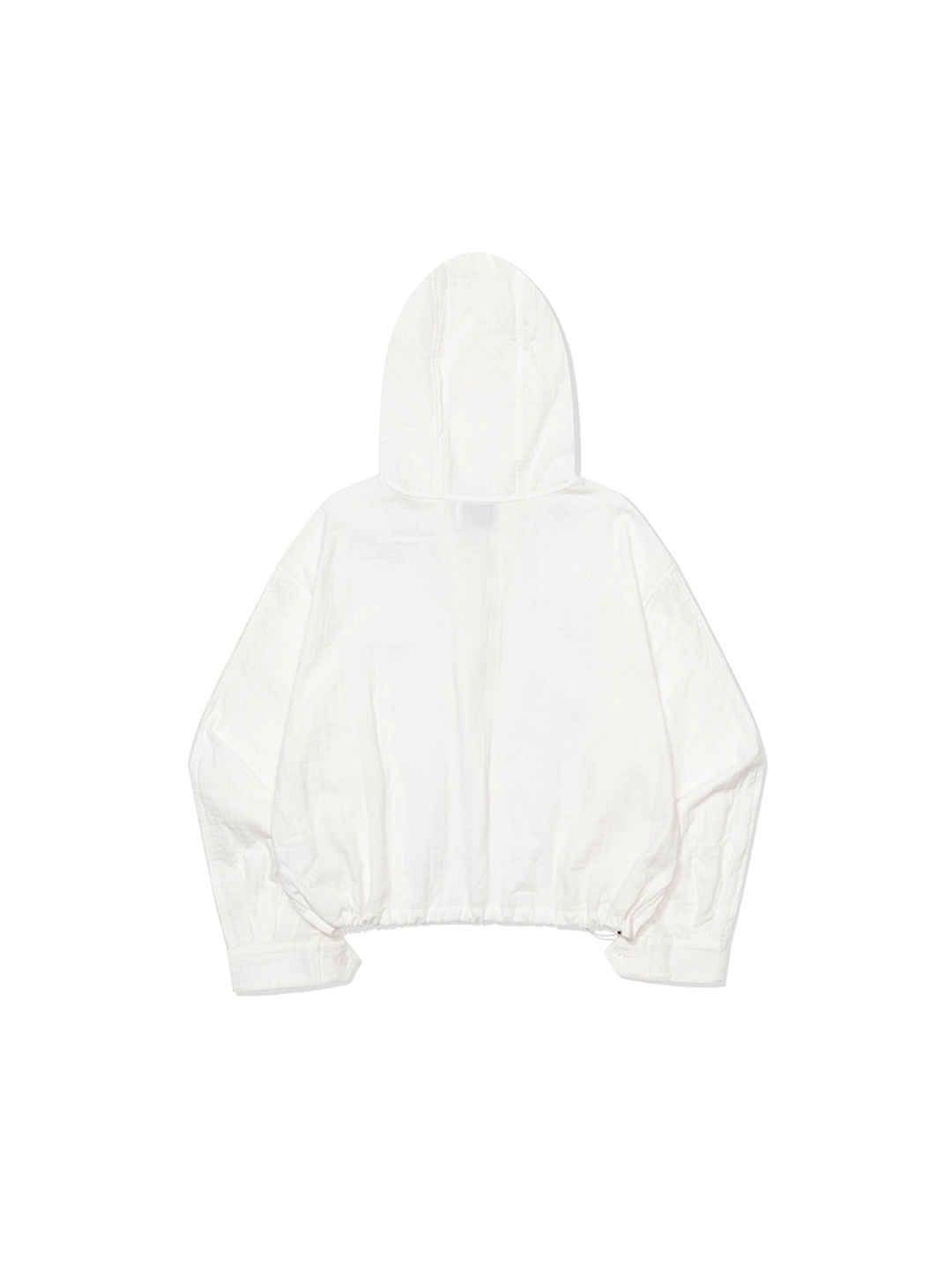프리터 Crocher Lace Hoody Shirt White_F263SH03 상품 이미지 3