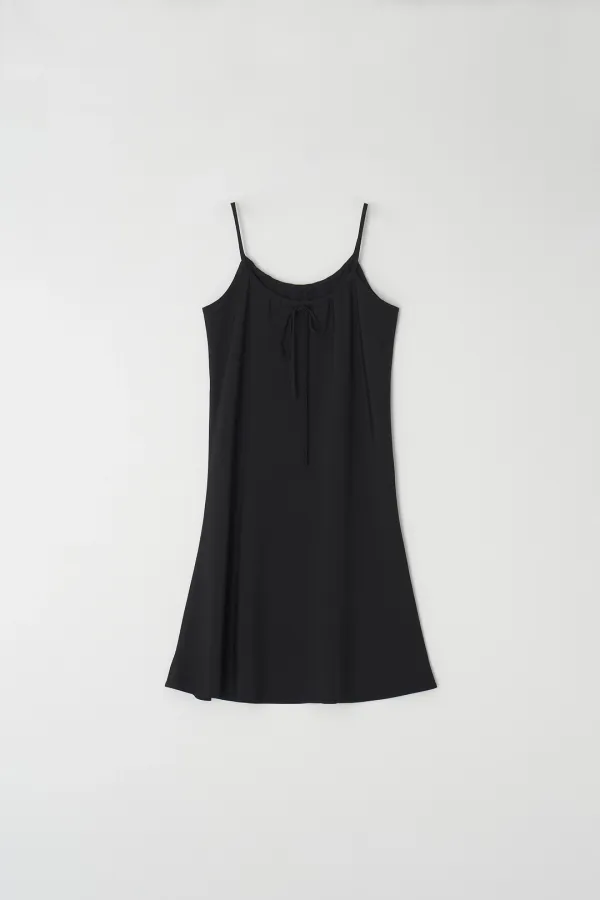 [2nd] Ribbon Short Slip Dress