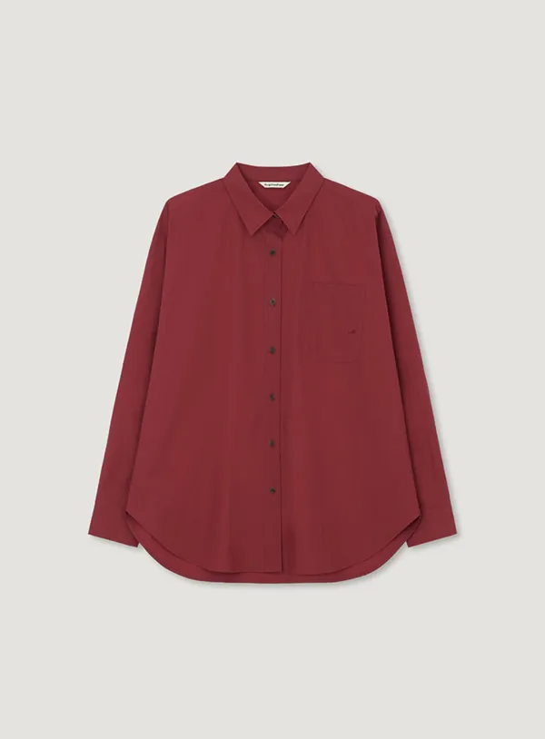DUONO COTTON SHIRT_RED