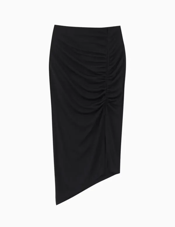 DRAPING SKIRT_BLACK_2차