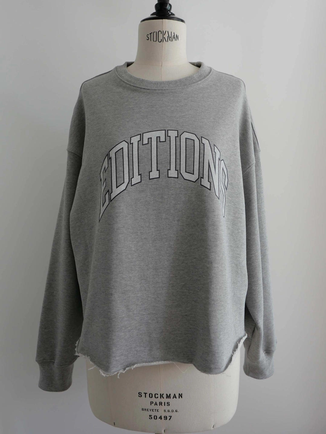 심플멍 2nd/ Editions Sweatshirt (gray) 상품 이미지 1