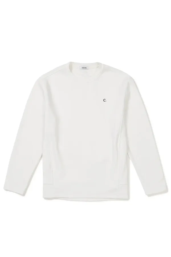 [24FW clove] Long-Sleeve T-Shirt (White)